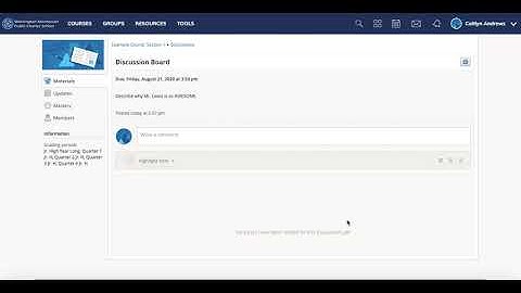 Submitting Assignments on Schoology