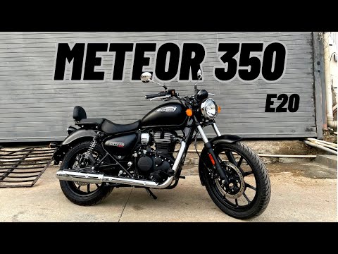 2023 Royal Enfield Meteor 350 Review - Stellar Matt Black