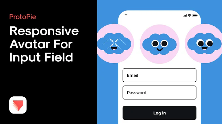ProtoPie responsive animation to input field