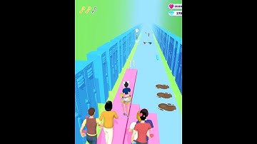 #Shorts MAKEOVER RUN Funny Mobile Game Android,iOS 333 Games All Levels Gameplay #30