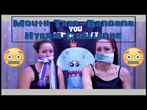 Bandana And Duct Tape Mouth Trap Hybrid Challenge! SO FUNNY!