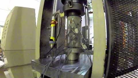 Instrumented Concrete Compression Cylinder