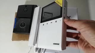 Câblage et branchement du vidéophone COMMAX