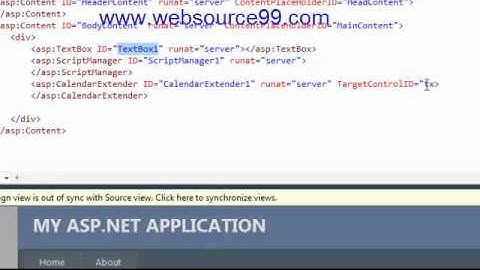 How to use Ajax CalendarExtender control  in  Asp.net