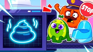Oops! 😳 Poo in X-Ray 💩 Healthy Habits for Kids by Pit & Penny Family🥑