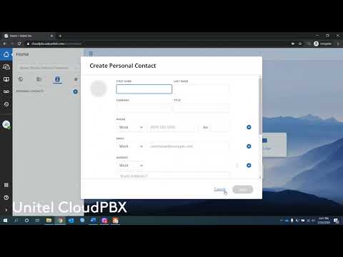 Unitel CloudPBX Unified Communications Client