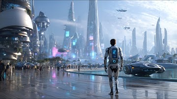 Future City 4230: Crystal Spire Metropolis | Sci-fi AI Short Film (4K)