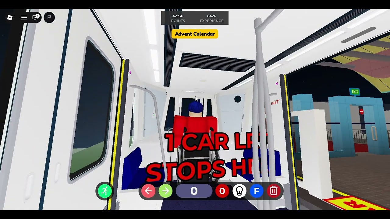 Roblox SPCC Trains: Sengkang-Punggol LRT Mitsubishi C810D V66 From PW1 Sam Kee to PW3 Punggol Point