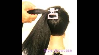 lovely clutcher juda hairstyle for girls #marriage #hairstyles #shortvideo #shorts