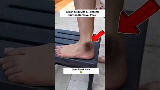 Feet whitening Tips | Clean All Dirt & Tanning | #shorts #beauty #dark #hack #viral #deadskin