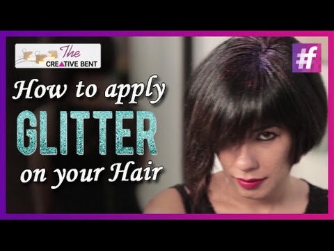 3 ways to wear glitter in your hair for the party season - [EN