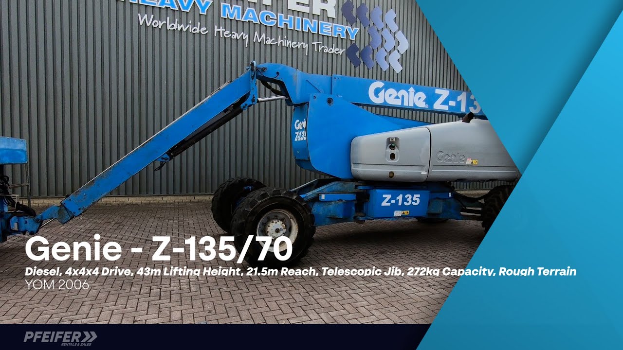 Genie Z135/70 2006 - YouTube