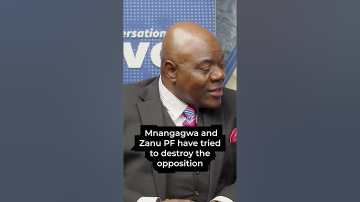 'The bona-fide opposition in this country is CCC and Nelson Chamisa'- Prof Mutambara #ICWT23