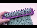 Loom Knit: Double Stockinette Twist Stitch with Cast On | BEGINNER | The Crochet Crowd