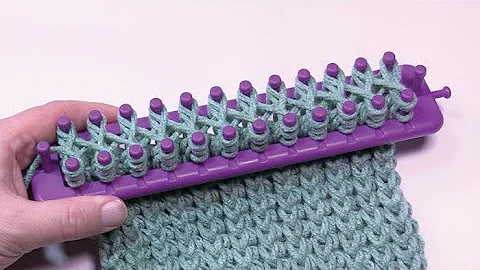 Master the Double Stockinette Twist Stitch in Loom Knitting!