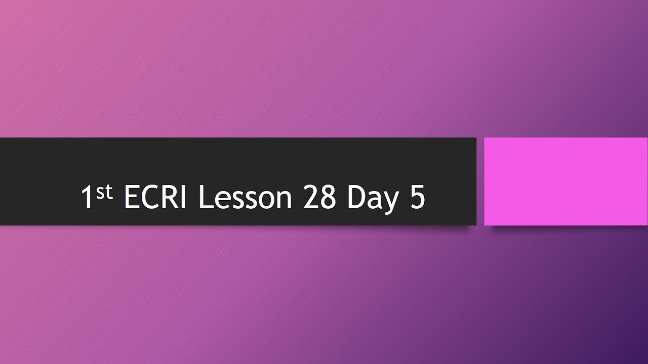 1st Lesson 28 Day 5 YouTube 1st-lesson-28-day-5-youtube