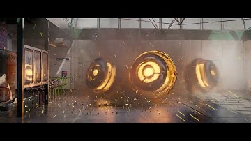 Reapers at Schottenring Vienna subway station - then this happened - with blender