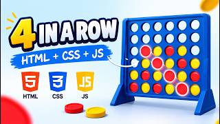 Full [4 in a row] game with HTML , CSS & JavaScript Guide