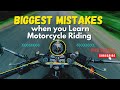 Biggest mistakes when you learn Motorcycle Riding. #bikeseekhoo #motorcycletraining #delhi