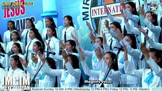 Video thumbnail of "Magnify Jesus JMCIM Meycauayan Bulacan Youth  and Singles Choir March 21, 2021"