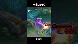 4 blades🗡️🗡️⚔️ tutorial by x nerf mlbb #mlbb #mobilelegends #gameplay #mlbbgameplay