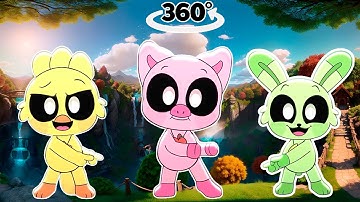 Smiling Critters POKEDANCE in 360 VR Finding Challenge | Poppy playtime 3