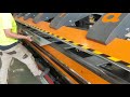 Our new Slitter folder making a barge flashing for a shed we are supplying