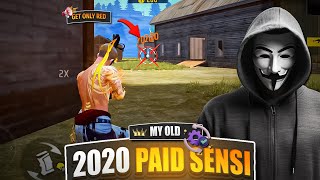 My Old 2020 Paid Sensi Get Only Red No Recoil Free Fire Old Settings Free Fire