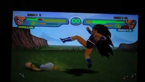 Dragon Ball Z Budokai(Gamecube)-Krillin vs Raditz II