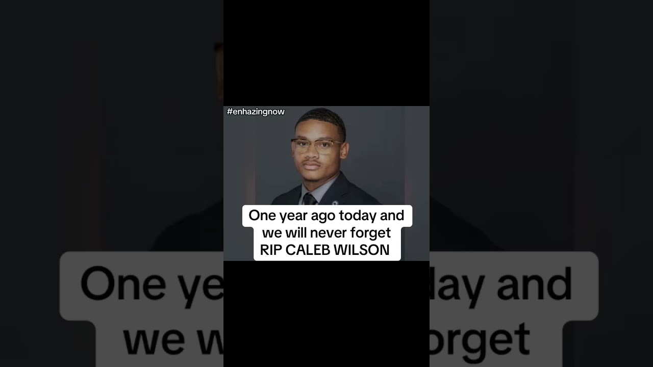One year ago today and we will never forget. RIP #calebwilson #hazingawareness #truecrimestories