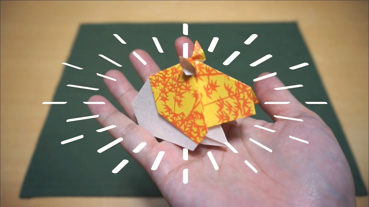 How To Make Hamster Japanese Origami 折り紙 ハムスターの折り方 Youtube