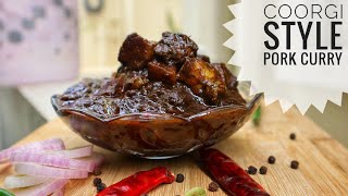 Pandi curry Recipe | How to make Coorgi Pork Curry | Kodava pork curry | Black pork curry #porkcurry