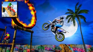 Stunt Bike 3D Race Game 🏍️ Gameplay Android iOS (All levels 4-5) SKY MODE screenshot 4