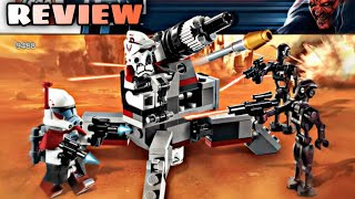 Lego Star Wars (9488) Elite Clone Trooper & Commando Droid Battle Pack Review