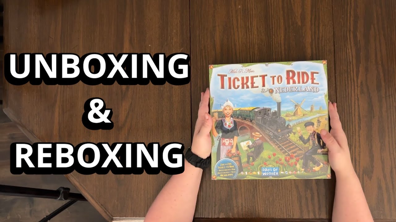 Ticket To Ride: Коллекция карт Нидерландов, часть 4 — Распаковка и повторная упаковка — Что в кор...