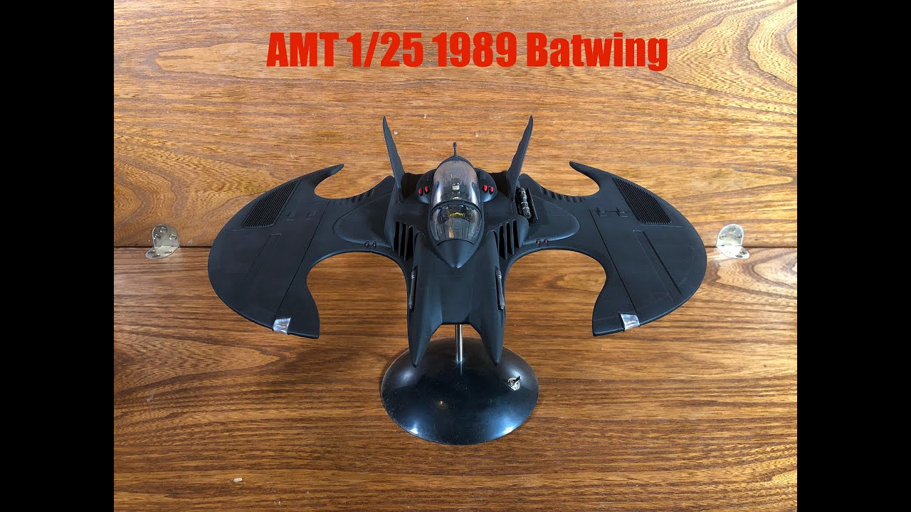1989 Batman AMT 1/25 Batwing - YouTube