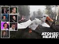 Реакция Летсплейщиков на Гуся Матершинника в Atomic Heart Annihilation Instinct