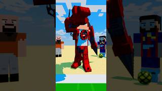 Titan JJ Drillman vs Minecraft Mobs Who Will Prevail This Time? - Minecraft Animation #shorts