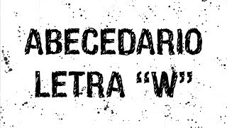 Tutorial Abecedario Lettering W - UGDT