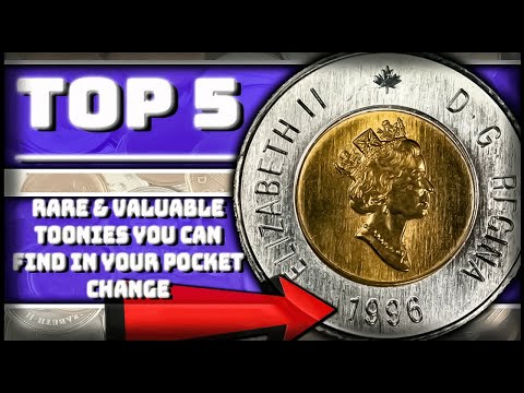 Top 5 Canadian Toonies In Your Pocket Change Worth 