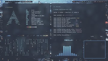 Nord themed bspwm | Arch Linux