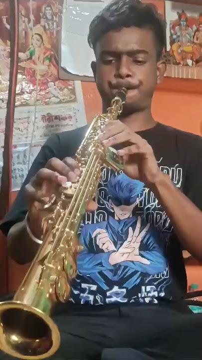 Soprano 🎷ajj ai din take moner khati kikhi rakho #Akashsaxophonist #saxophone #music #song #viral