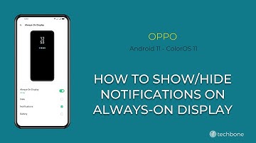 How to Show/Hide Notifications on Always-On Display - Oppo [Android 11 - ColorOS 11]