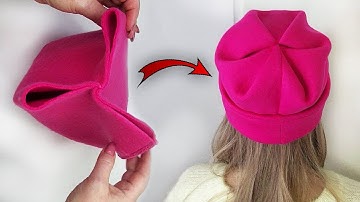 🔥Sew this hat in 5 minutes / Sewing Tips and Tricks