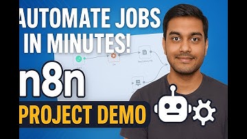 Automate Your Daily Tasks with n8n | No-Code Job Automation Project
