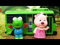 Tayo toys at the farm! Learn farm animals toys &amp; Educational video for kids.