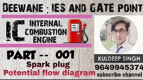 IC Engine |Part 001| Spark plug and PFD |GATE/ESE/ISRO/BARC lectures |Kuldeep Singh