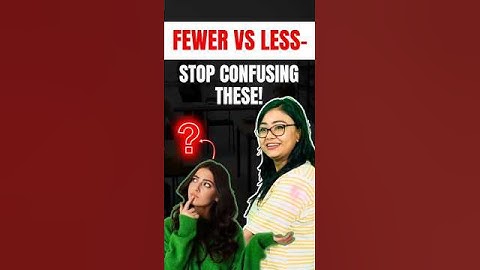 Fewer vs Less – Stop Confusing These! #dailyenglish #fewer #vs #less #englishtips #english #speaking