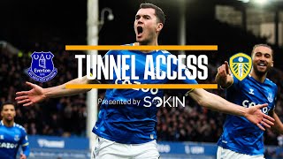 GOODISON BOUNCING AS BLUES CLAIM BIG WIN! | TUNNEL ACCESS: EVERTON V LEEDS WITH SOKIN