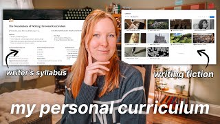 my PERSONAL CURRICULUM as a new writer my fall reading list learning goals